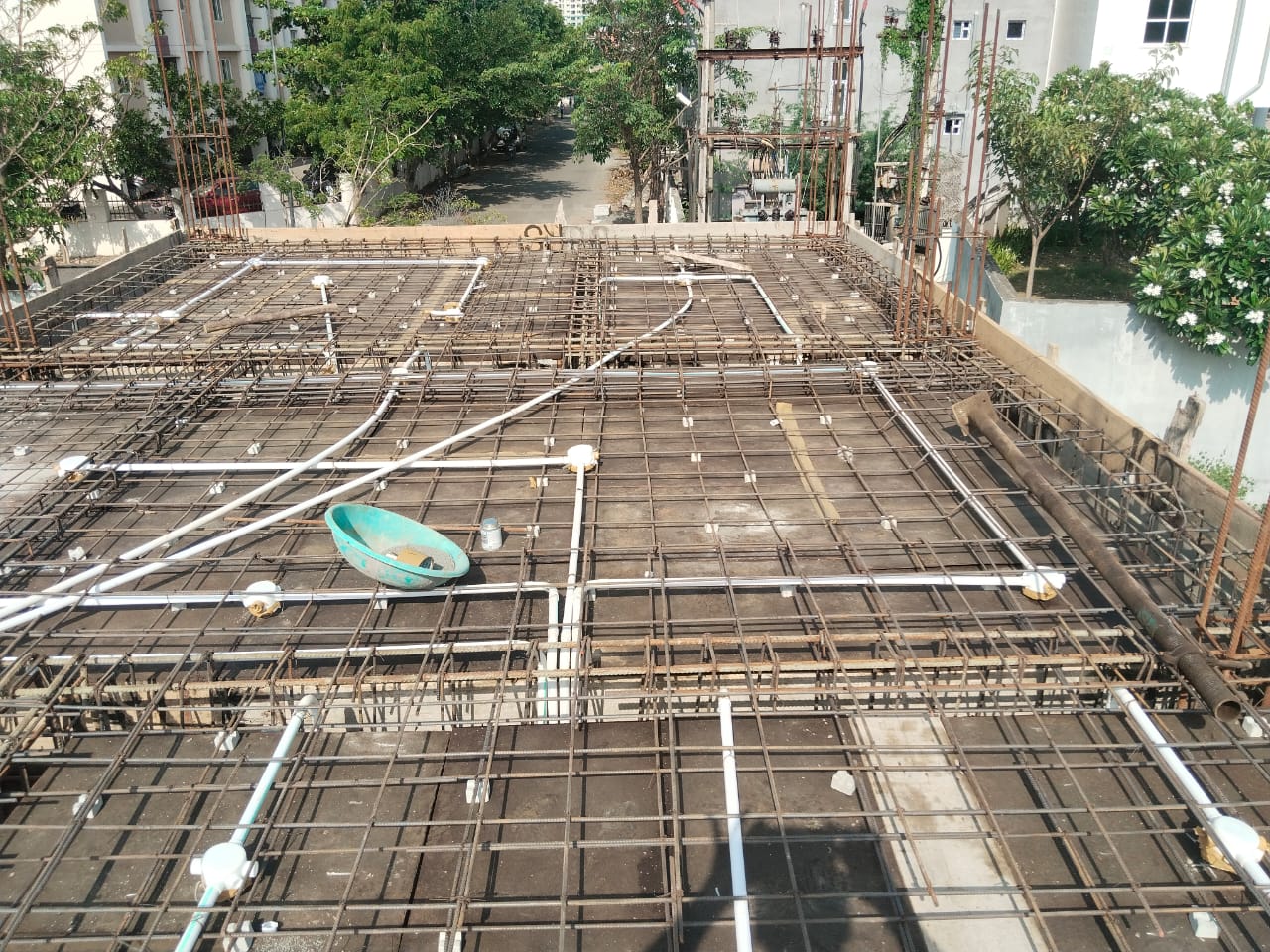 Roof Slab Steel Binding